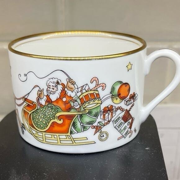 Fitz & Floyd “St. Nicholas” porcelain mug tea cup 1978 - Picture 1 of 5